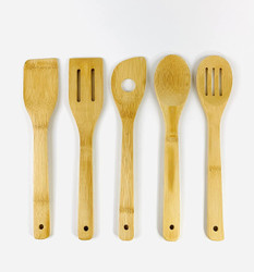 10 Pack Bamboo Cooking Utensil Set Cooking Spatula Fork Spoon Turner for Non Stick Cookware Kitchen Utensil 5 Pieces Set 10 Pack Bamboo Cooking Utensil Set Cooking Spatula Fork Spoon Turner for Non Stick Cookware Kitchen Utensil 5 Pieces Set