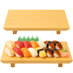 2 Pack Japanese Bamboo Sushi Geta Plates – 13x7.5 Inch Traditional Sushi Serving Boards 2 Pack Japanese Bamboo Sushi Geta Plates – 13x7.5 Inch Traditional Sushi Serving Boards