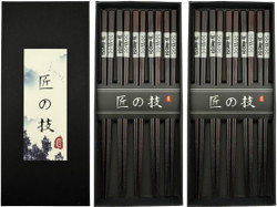 2 Pack 5 Pair Silver Cat Bamboo Chopsticks Reusable Wood Chop Sticks Gift Boxed Set Dishwasher Safe 9 inch 2 Pack 5 Pair Silver Cat Bamboo Chopsticks Reusable Wood Chop Sticks Gift Boxed Set Dishwasher Safe 9 inch