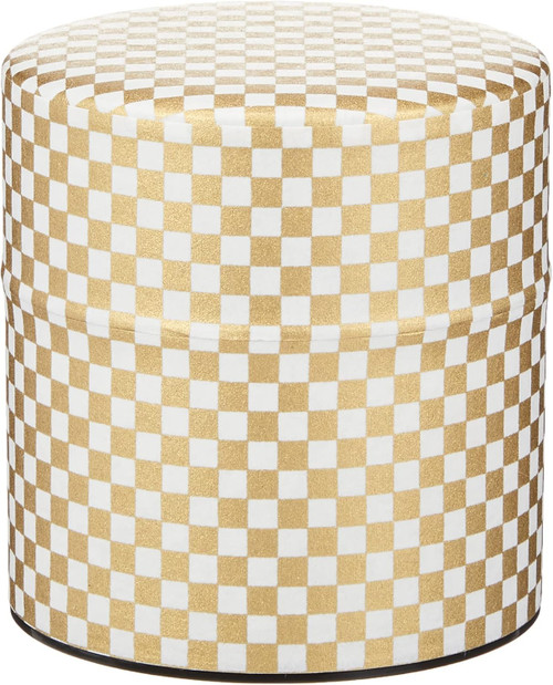 Pokkan Gorgeous Checkered Small Tea Tin
