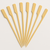 100 PCS 7-Inch Bamboo Paddle Skewers – Flat Teppo Gushi Skewers for Yakitori, Kabobs, BBQ, Appetizers, Cocktails, Fruits, Fondue & Outdoor Grilling 