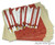 Oriental Placemat Chopsticks Napkin 6pc Set