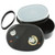Japanese Black/Gold Curled Cat 2-Tiered Bento Box