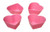 Heart Shape Silicon Food Cup for Bento Box 4pc
