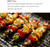 BBQ Bamboo Skewers for Grilling Shish Kabob Grill Fruit Corn Chocolate Fountain Cocktail Picks Long Toothpicks for Appetizers, 12 inch, 75pcs