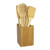 Bamboo Cooking Utensil Set with Holder