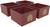 JapanBargain Masu Cups Japanese Sake Cups Plastic Lacquer Saki Cups Made in Japan, Red Color with Kotobuki, Set of 4