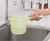 2 Pack Green Plastic Water Ladles Bath Ladle Dipper Filipino Tabo Flat Bottom Bath Water Scoop Made in Japan