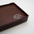 Japanese Traditional Style Grain Pattern Tea Serving Tray 10 x 6.3 inches Made in Japan
