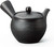 Tokoname Ware Akikitsu Fine Pottery Teapot Black Mud Biri