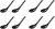 8 Pcs Japanese Black Soup Spoons with Hook Black 6.5 inch