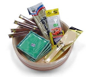 Sushi Making Set Oke/Mold/Plate/Paddle/Hangiri