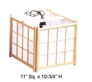 Natural Color Wooden Shoji Tatami Ceiling Lamp