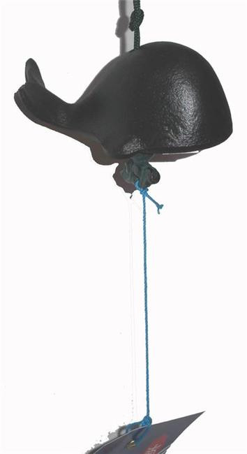 Japanese Cast Iron Kujira Whale Wind Chimes