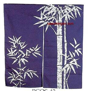 Bamboo Noren Doorway Curtain 33x35in