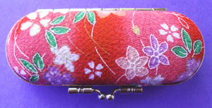 Japanese Lipstick Case w/Mirror #22631-4