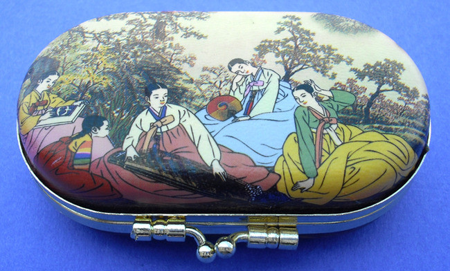 Korean Lipstick Case w/Mirror #22331-3