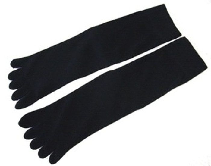 Five Toe Tabi Sock Unisex Black Five Toe Tabi Sock Unisex Black
