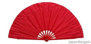 Chinese Red Mulan Dancing Fan