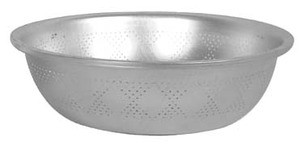Commercial Aluminum Asian Style Colander 15in Dia