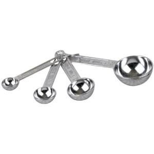 Aluminum 4-Piece Measuring Spoon Set