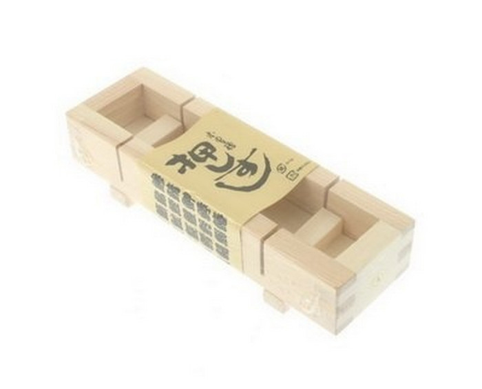 Wooden Oshizushi Press Maker Rectangular Sushi Press Mold Oshizushihako, 8.5 inch x 2.75 inch Wooden Oshizushi Press Maker Rectangular Sushi Press Mold Oshizushihako, 8.5 inch x 2.75 inch