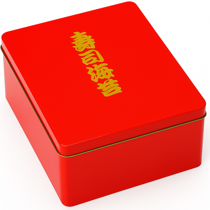 Sushi Nori Kan Japanese Seaweed Container for Sushi Chef Japanese Restaurant Made in Japan 9x8.5 inch, Full Sheet, Red