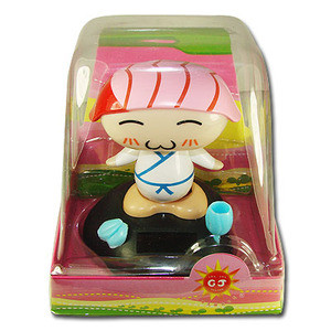 Flip Flap Solar Powered Ebi Sushi Man