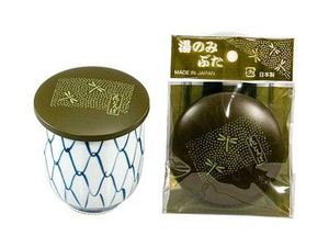 1x Japanese Plastic Cup Lid Cover Green Dragonfly