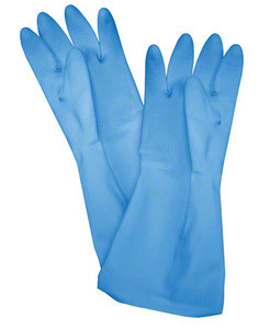 1 Pair Reusable Latex Gloves Large Size