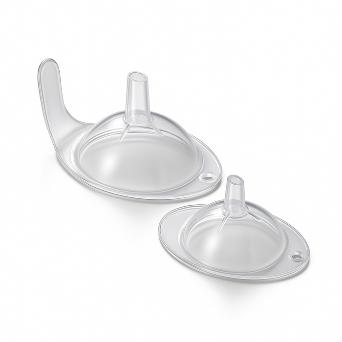 Set of 2 Japanese Melamine Funnels with Hook – Oval Shape White Funnels for Liquids and Ingredients, Made in Japan