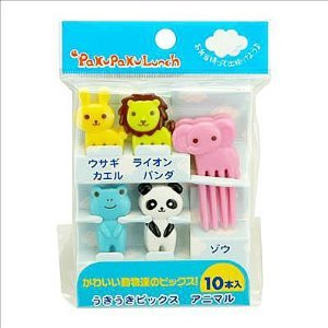 Set of 10 Animal Shape Fruit Picks