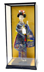 Glass Doll Display Case 11.5 w x 9.75 d x 17.5 Inches