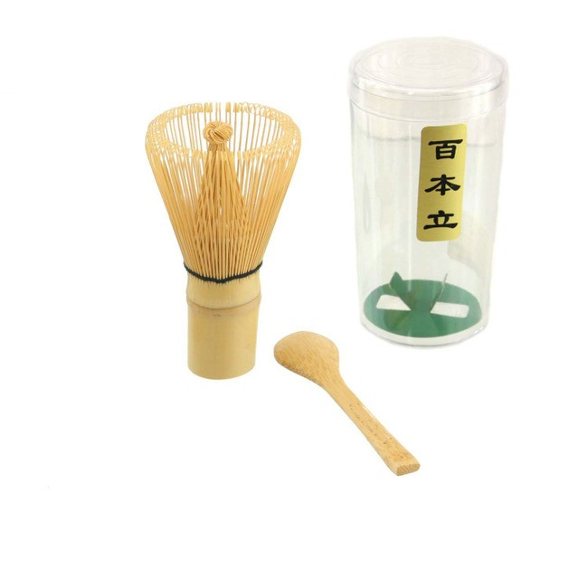 Bamboo Matcha Whisk with Spoon Set