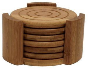 Bamboo Coaster 7 Pieces Set