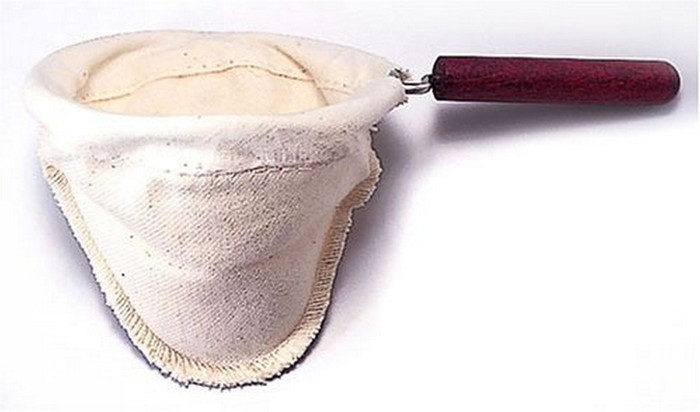 Hario Replacement Cloth Coffee Filter with Wood Handle DFN-3 DPW-3 CDB-3 FD-3 Large Woodneck Dripper