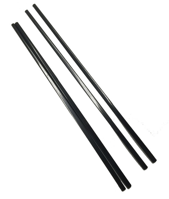 Black Plastic Melamine Chopsticks 10 Pairs