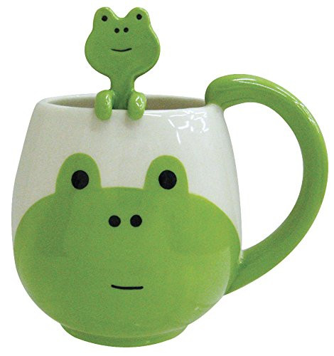 Round Mug & Spoon Set - Frog