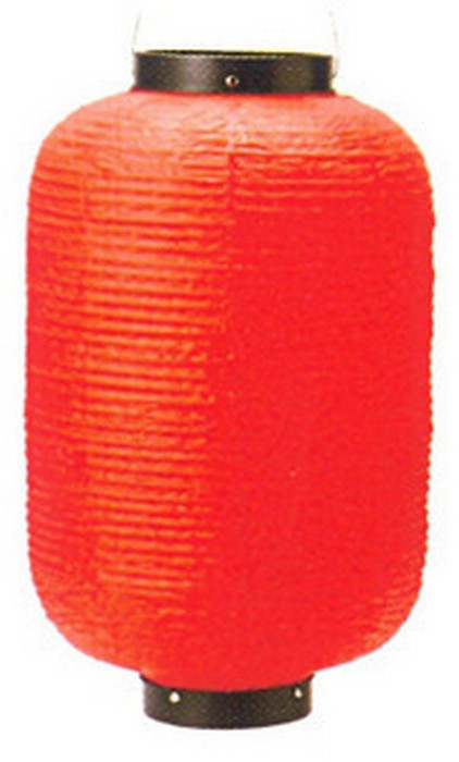 WATERPROOF VINYL OUTDOOR LANTERN CHOCHIN, RED 18.5-INCH