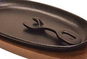 Cast Iron Sizzling Steak Plate Medium