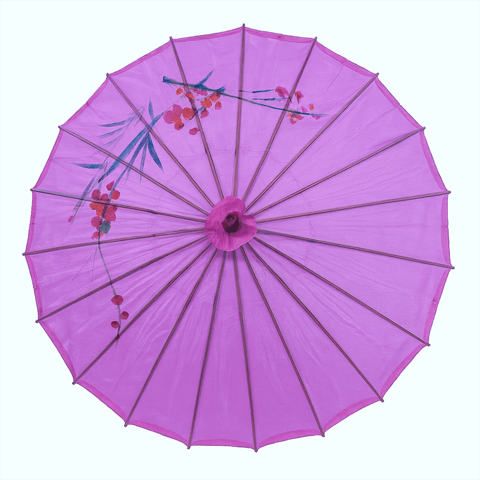 12 Pack Purple Nylon Umbrella Parasol Photography Dance 32 in Adult Size