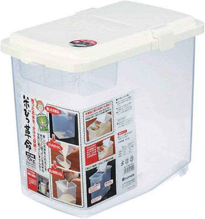 6 Pack Large Rice Storage Container for Dry Food Storage Container 22 lbs 6 Pack Large Rice Storage Container for Dry Food Storage Container 22 lbs