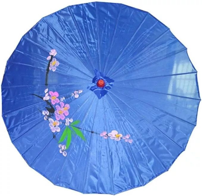 6 Pack Dark Blue Nylon Umbrella Parasol Photography Dance 22 in Kid Size