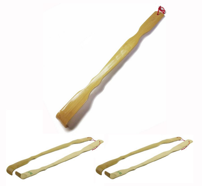 5 Pack Extra Long Bamboo Wood Backscratcher Back Scratcher 17 inches