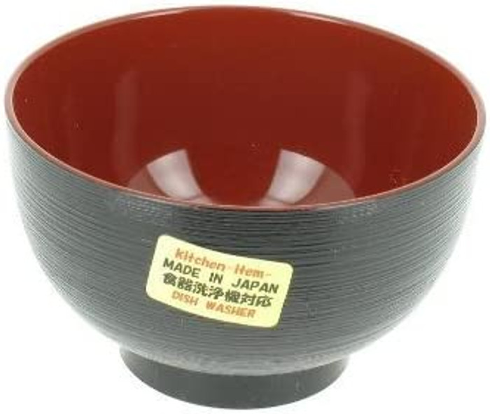 Rice Bowls Japanese Soup Bowls Plastic Lacquered Miso Soup Wonton Cereal Pasta Bowl, Made in Japan Rice Bowls Japanese Soup Bowls Plastic Lacquered Miso Soup Wonton Cereal Pasta Bowl, Made in Japan