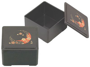 Plastic Yuzen Bento Box Sakura Square R