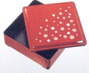 Unagi Don Bento Box Ume Red