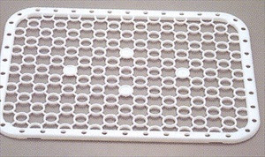 Plastic Sink Mat White Color