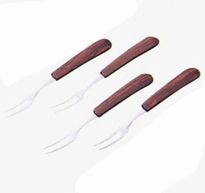 Set of 4 Mini Fruit Cake Forks Set of 4 Mini Fruit Cake Forks