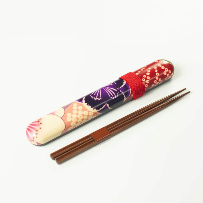 Yuzen Travel Chopsticks with Case – 7.25in, Made in Japan